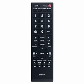 CT-90325 Replacement Remote for Toshiba TV 46G310U 46SL412U 55G310U 55G310U1 55HT1 55HT1U 22AV600U 19AV600U 32E200U 37E200U 40E200U 19C100U 22C100U 26C100U 32SL400 32SL400U 32SL400VPK
