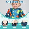 Katyjun Children's Hairdressing Cape, Dinosaur Cutting Cape, Hairdresser, Green