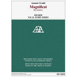 Magnificat Rv 610/611: Reduction for Voice and Piano based on the Critical Edition of the Orchestral Score