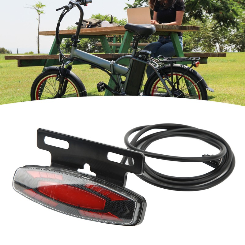 Electric Bike Lighting Rear Tail Light High Brightness Bike Brake