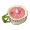 Fruit Washing Bowl with Strainer - Fruit Colander,Foldable Handle 2