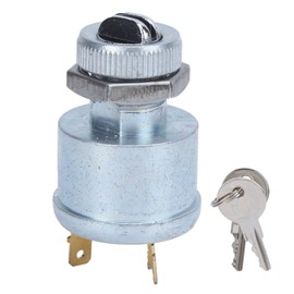 Ignition Switch 3 Way 4 Terminal with 2 Keys 33639G01 Replacement for EZGO Club Car