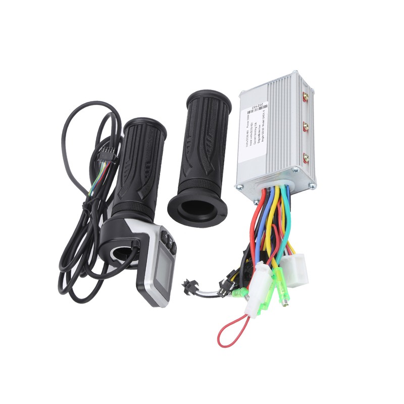 36V/48V 350W Brushless Controller and 124DX LCD Twist Throttle Set