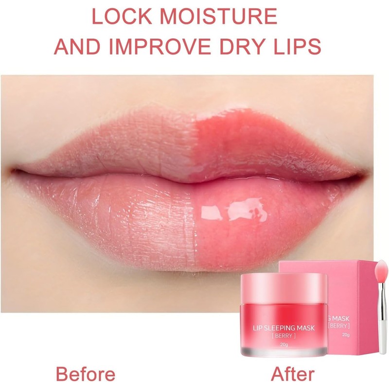 Mascarilla Labios, Mascarilla Labios Noche, Bálsamo Labial