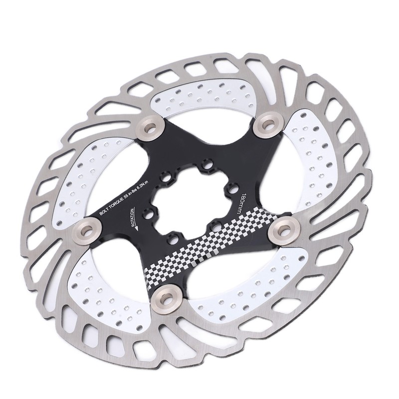 Disc Brake Rotor Black CNC Engraving Milling Anodized Marking Bike