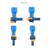 AXEN Bite Valve Replacement Mouthpieces (4 Pack), 2 Pieces Shutoff