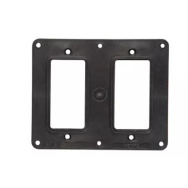 pass & Seymour 2-GANG 2-GFCI COVER PLATE BLACK Portable outlet box cover legrand