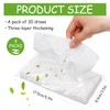 Mudder 4 Pieces Car Tissue Refills, Car Napkin Holder Refill