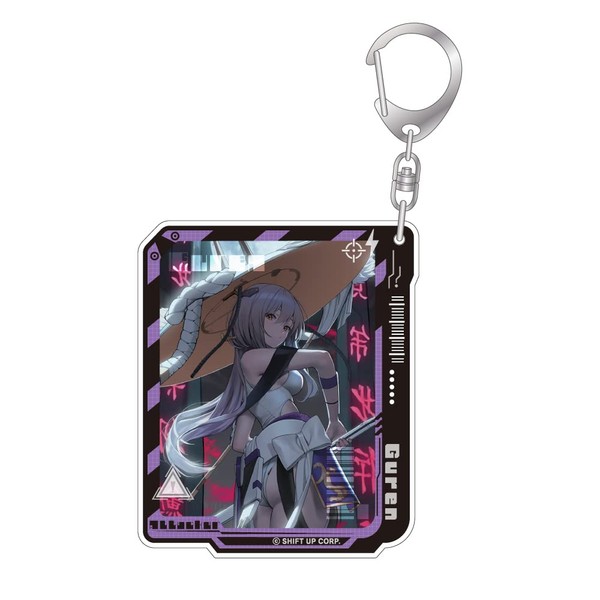 Algernon Products Nikke Acrylic Key Holder, Guren, Approx. W 2.6