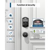 TEEHO TE001K Keyless Entry Door Lock with Handle, Electronic Keypad