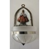 Holy water font-Infant Jesus of Prague,nickel plated finish