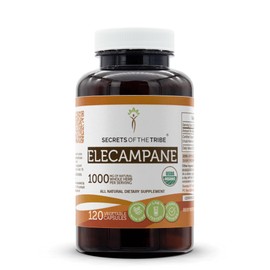 Elecampane USDA Organic 120 Capsules | High-Potency Herbal Organic Capsules | Made with Organic Vegetarian Capsules and Organic Elecampane (Inula Helenium) Dried Root (120 Capsules)