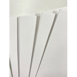 10 Sheets A4 Card White Linen Silkweave Textured Matt 250gsm