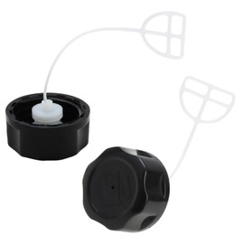 Monvify Fuel Cap for Trimmer and Brush Cutter 2 Pieces Fuel Tank Trimmer Fuel Replacement Parts for Lawn Mower Fuel Tank Lawn Mower Chainsaw Part
