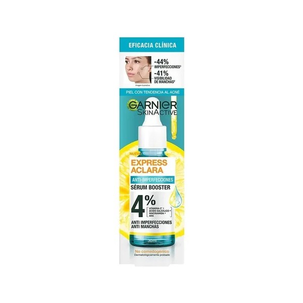 Garnier Express Aclara Sérum Antiacné Con Acido Salicílico para Día