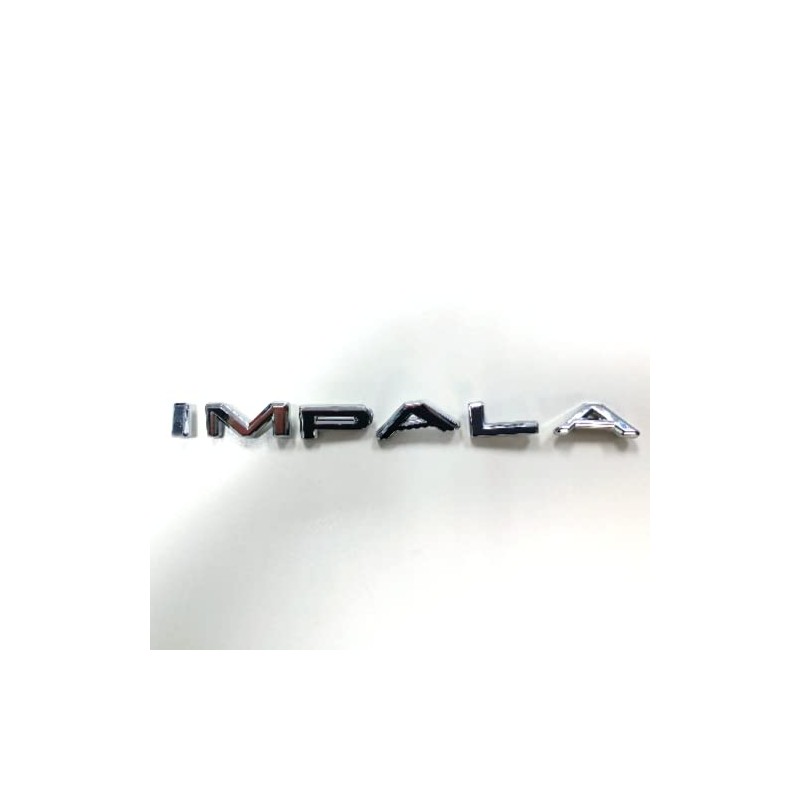 Letter Set Script Emblem with 12 Clips, Compatible with Chevy