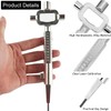 Belvanr Pack of 2 Universal Construction Keys, Architect Key, Zinc
