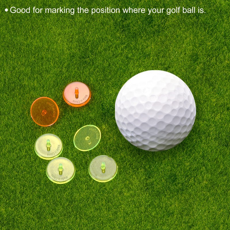 PATIKIL Pack of 100 Golf Ball Markers 24 mm Round
