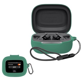 For JBL LIVE BEAM3/JBL LIVE BUDS 3 Case [LAZIRO] Soft Silica Gel Sport Cool Design Shock Absorption Waterproof Dustproof Lightweight Lost Prevention Slim Soft Case Cover Drop Prevention for JBL LIVE