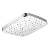 Meer Regadera Cuadrada 8.6 Cromada Auto Limpieza Meer Acabado Cromado Color Plateado