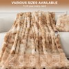 Faux Fur Heated Throw Blanket for Couch - 50"X60" Bubble