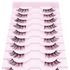 Selawasty Half Lashes Natural Looking Multi-layers Wispy Cat Eye Lashes