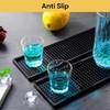 EZONEDEAL Rubber Bar Mats for Countertop, Non-Slip Bartending Bar Service