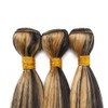 P1B27 Straight Bundles Highlight Human Hair Bundles Brazilian Two Tone