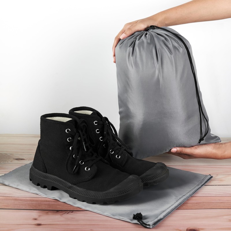 Drawstring Bag with Toggle - Nylon Cinch and Ditty Pouch