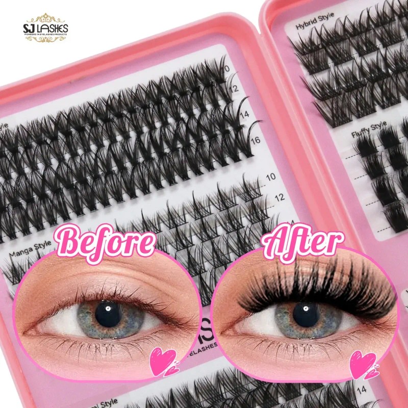 Extensiones De Pestañas Naturales Superiores Inferiores Diy