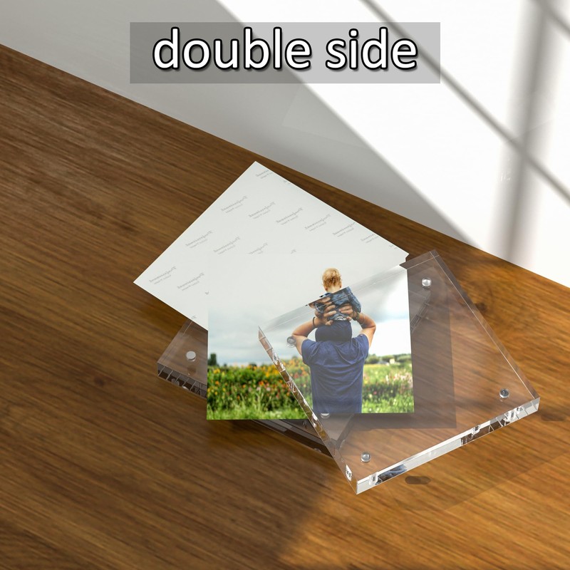 Sezanrpt 3 Pack Acrylic Picture Frames 3x3, 3 x 3