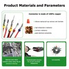 Connector Pins Kit, Crimped Connection Pin 1/1.5/1.8/2.2/2.3/2.5/2.8/3.5 mm Male and