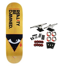 Alien Workshop Skateboard Complete KTC Reality Eye Assorted 8.75" x 32.25"