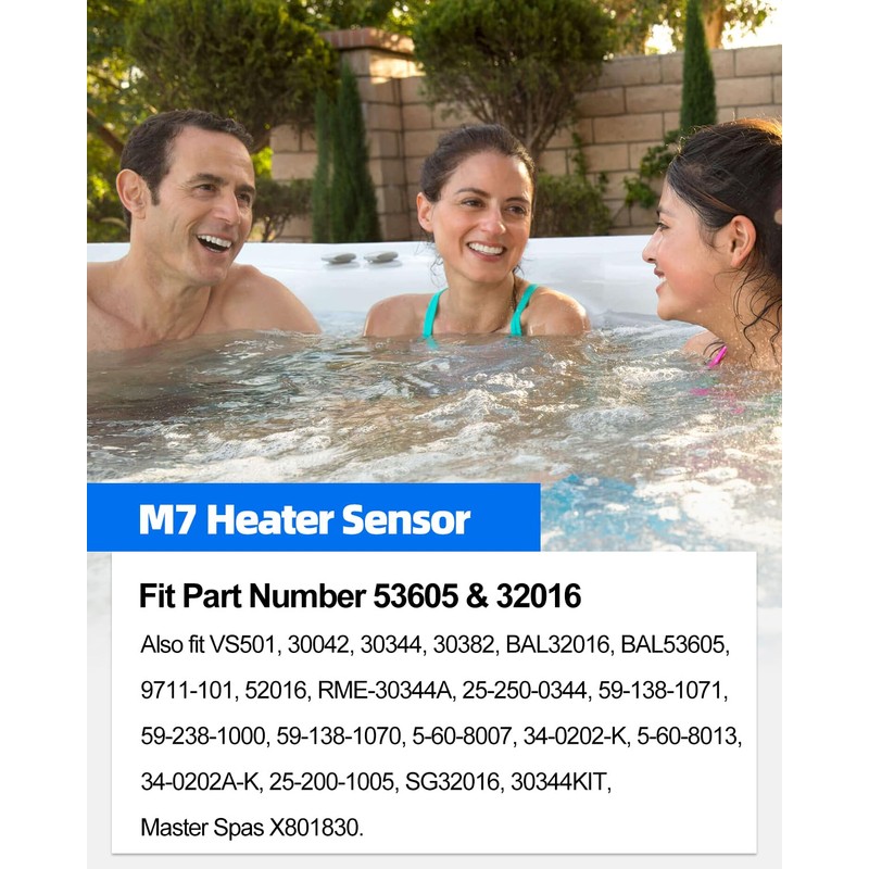 ULXIOM Hot Tub Temperature Temp Sensor Fit for Balboa M7