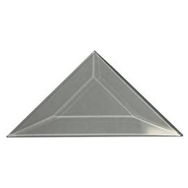 3"x 3"x 4-1/4" Triangle Glass Bevel - 10 Pieces