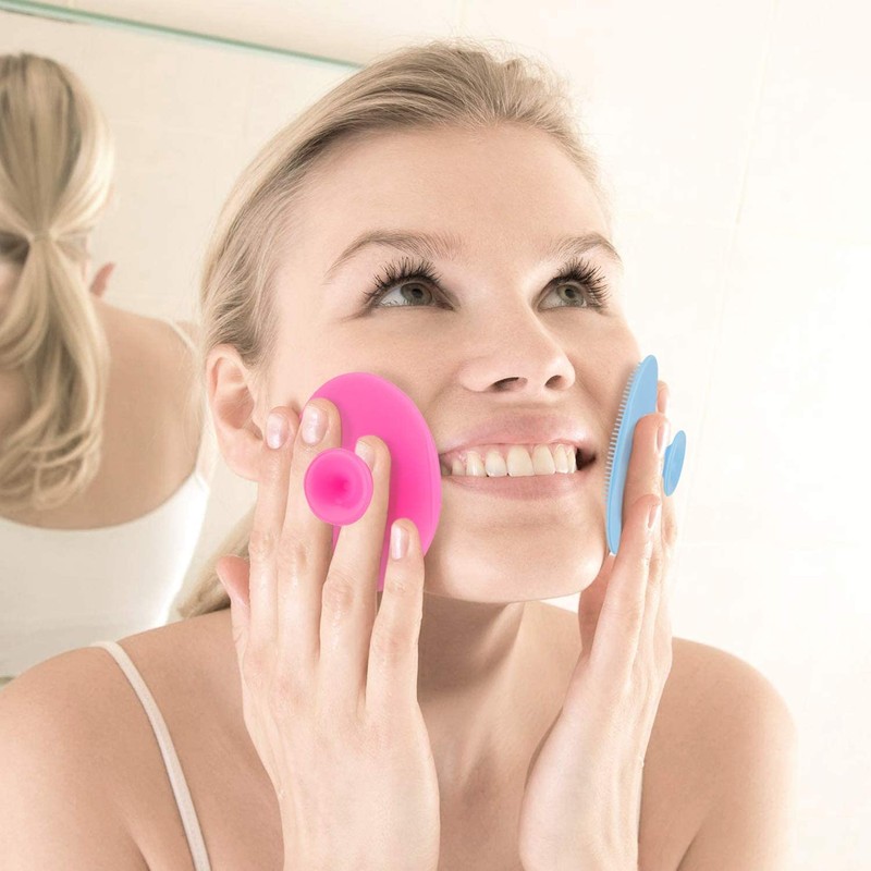 Facial Cleansing Brush 3 PCS Face Massager Brush Face Scrub