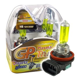 GP Thunder H8 3500K JDM Hyper Golden Yellow Light Bulbs for Fog Light -High Beam - Angel Eyes - Day Time Runing Light