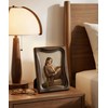 Afuly 5x7 Wood Picture Frame MCM Walnut Wooden Photo Frame