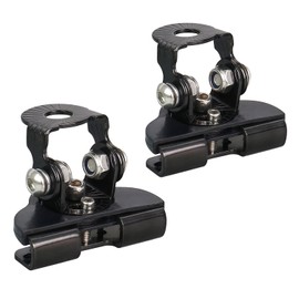 Car Work Light Holder 2 Pieces, Universal Adjustable Hood Mount, Mounting Bracket for Clamp Rod Sleeves, Stainless Steel