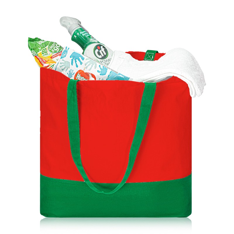 IMFAA Plain 10oz Strong Large(50X40X12) Cm Reusable Grocery Shopping, Two-Tone