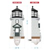Park Designs Mystic Seaport Light House Night Light, White Lighthouse