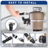 10 Ft Dishwasher Drain Hose Extension Corrugated and Flexible Dishwasher