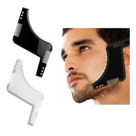 Set De 2 Plantillas Para Barba Peine Herramienta Moldeado