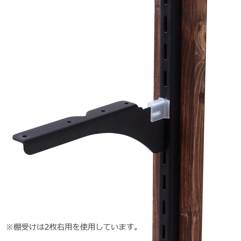 Waki Sangyo WPS010 Pillar Shelf, Shelf Bracket for Three(3) 1x4