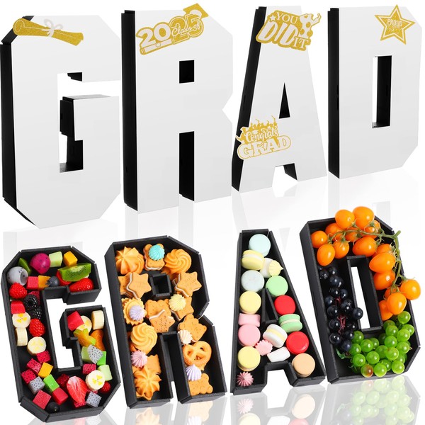 AmazingSpark Graduation Decorations Class of 2025 Charcuterie Grad Cardboard Letter