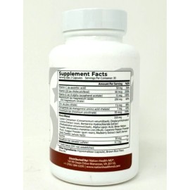 Nation Health MD Gluco24 Advanced Formula Blood Health Support - 60 Capsules