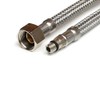 Reinforced hose 3/8 inch nut x male thread M8 x