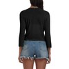 PrinStory Summer Short Sleeves Cardigan for Women Lightweight Tie Front
