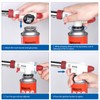 Sondiko Dual Flame Mode Butane Torch Head S516, Professional Grilling