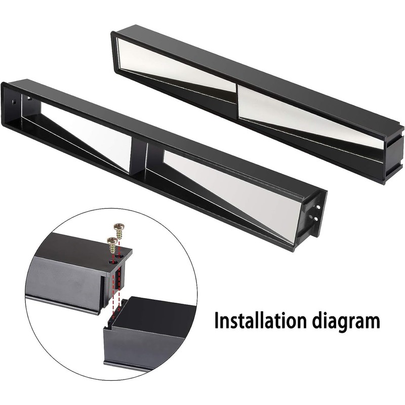 10L0L Universal Golf Cart 4 Panel Mirror for Yamaha EZGO